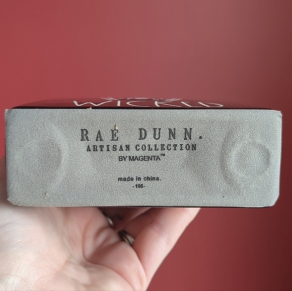 ❌SOLD❌Rae Dunn WICKED 🕷️ Halloween Tabletop Decor Block - Picture 4 of 4